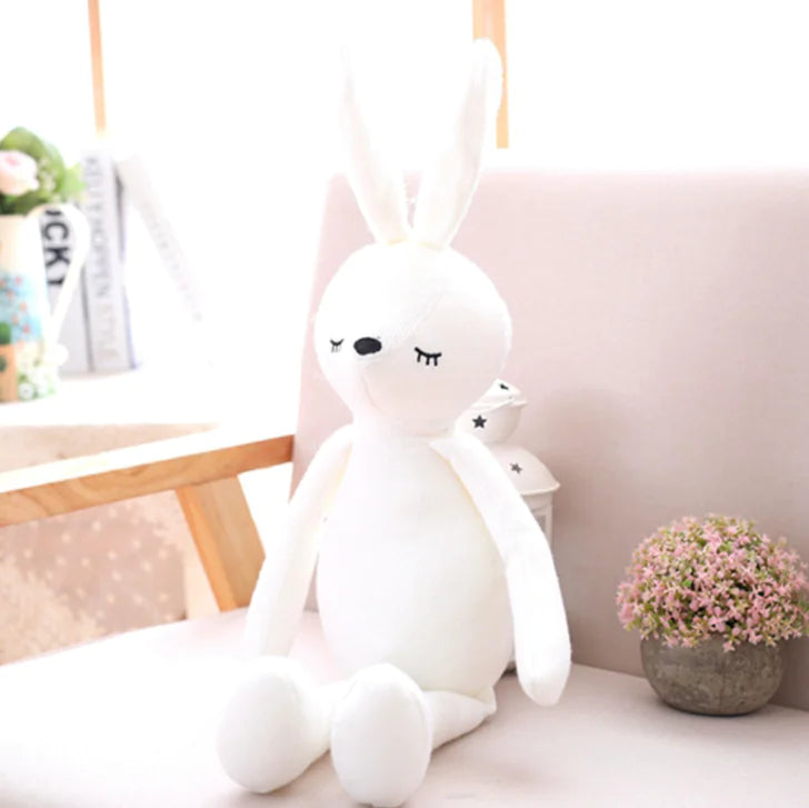 Plush Toys: Little Elephant and Rabbit Figurines