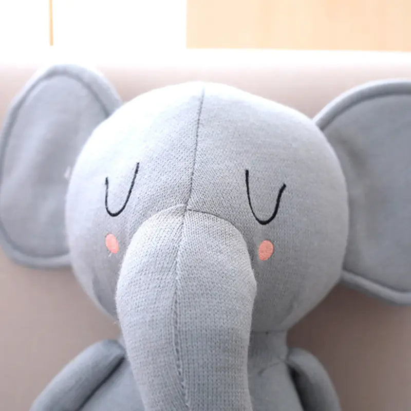 Plush Toys: Little Elephant and Rabbit Figurines