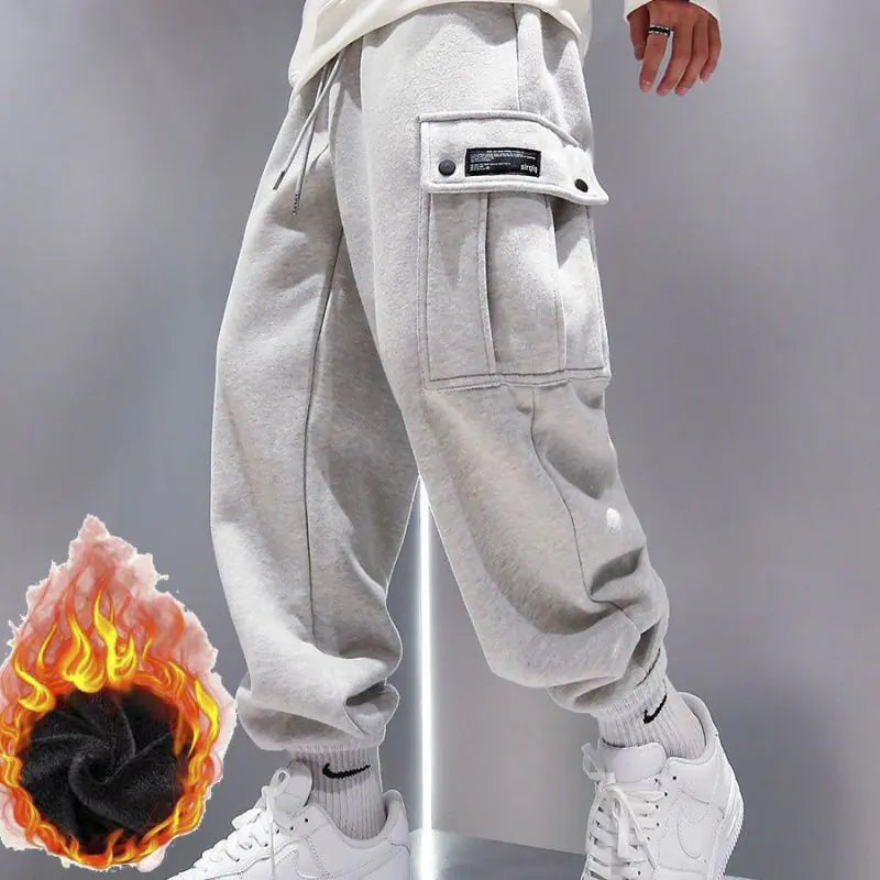 Men's Loose Casual Sports Pants for Autumn & Winter